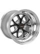 Weld S76 15x4 / 5x4.5 BP / 1.63in. BS Black Wheel Low Pad Non-Bea…