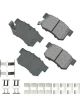 Akebono Brake Corporation Premium Ceramic Brake Pads Rear