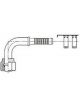ATCO 90 #6 - #8 Step Up Air O Crimp With Clamp