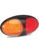Autolamps LED Red/Amber Side Marker Lamp 12/24V Black Base 40cm Cable