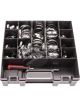 Jayrad Hose Clamp 9mm Band Semi S/S Assort Kit 180 Pce 9 Sizes W2