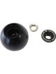 Aeroflow Bare Black Shifter Gear Knob