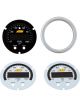 AEM Gauge Accessory Kit Fuel Pressure Oil Pressure 0-100 PSI White Gauge Kit