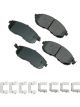 Akebono Brake Pads ProACT Front For Infiniti Nissan 2001-18 Set of 4 