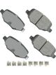 Akebono Brake Pads ProACT Rear For Ford Midsize SUV 2009-19 Set of 4 