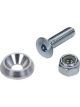 Allstar Performance Countersunk Bolt Kit 1/4-20in Thread 1.000in Long Set of 10