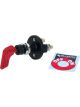 Allstar Battery Disconnect Rotary Switch Panel Mount 160A 12V Removable Key Red