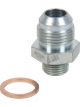 Allstar Performance Fitting Adapter Straight 10 AN to 5/8-18 in Male Steel Zinc