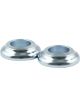 Allstar Performance Tapered Spacer 1/2 in ID 1/4 in Thick Steel Zinc Set of 10