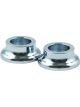 Allstar Performance Tapered Spacer 1/2 in ID 3/8 in Thick Steel Zinc Set of 10