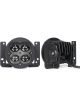ARC Lighting LED Pod Fog 20 Watts 4 White LED White Lens Flush Black