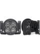 ARC Lighting LED Pod Driving 20 Watts 4 White LED White Lens Flush Black
