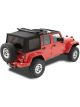 Bestop Soft Top Tinted Windows Bracket For Jeep Wrangler JK 10-18 Kit