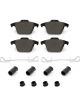Centric Brake Pads Posi-Quiet Ultra Semi-Metallic For Volvo XC90 Kit
