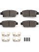 Centric Brake Break Pads Semi-Metallic For Toyota MC Platform 2004-10