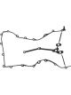 Cometic Timing Cover Gasket Rubber Aluminum For Ford EcoBoost 4-Cylinder Kit 
