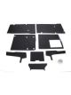 Design Engineering Heat Barrier Floor Tunnel Shield 1750° Hardware Inc Black