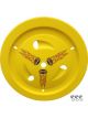 Dominator Racing Mud Cover Quick Turn Fastener Yellow 15