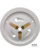 Dominator Racing Mud Cover Quick Turn Fastener White 15