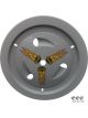 Dominator Racing Mud Cover Quick Turn Fasteners Gray 15