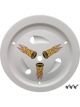 Dominator Racing Mud Cover Bolt-On Plastic White 15