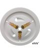 Dominator Racing Mud Cover Bolt-On Plastic White 15