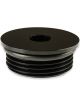 Earls Fitting Plug 12 AN O-Ring Hex Head Aluminum Black Anodized