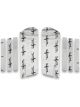 Flatline Doors / Quarter Panels Silver / Black For GM F-Body 1970-81