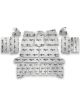 Flatline Full Silver / Black For GM Fullsize Truck 1967-72 Kit