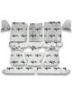 Flatline Floor Silver / Black For Low Tunnel GM Fullsize Truck 1973-80