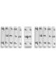 Flatline Roof Silver / Black For GM Fullsize Truck 1967-72 Kit