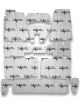 Flatline Floor Silver / Black For GM X-Body 1962-67 Kit