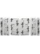 Flatline Doors Silver / Black For GM Fullsize Truck 1973-87 Kit