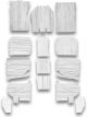 Flatline Floor Silver / Black For Ford Mustang 1964-68 Kit