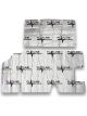 Flatline Trunk Silver / Black For GM A-Body 1968-72 Kit