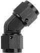 Fragola Adapter 45 6 AN Female to 6 AN Female Swivel Black