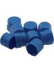 Fragola Fitting Cap 8 AN Plastic Blue Set of 10