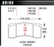 Hawk DTC-60 Compound High Torque High Temperature Rear For Porsche
