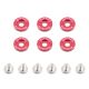 Mishimoto Small Fender Washer Kit 6pcs Red 