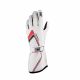 Omp Racing Inc Gloves Tecnica Driving Fabric White Large Pair 