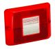 Reese Tail Light Lens Plastic Red White 84 Series Tail Light Each 