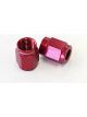 Aeroflow -3AN Aluminium Tube Nut to 3/16 Inch Tube Red