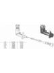 IBS Clutch Master Cylinder Assembly For Ford 7/16 O/Let
