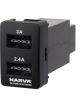 Narva Switch OE For Toyota Blue Illumination 2XUSB 32.5X2