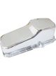 Aeroflow 5L Oil Pan For SB Chev R/H Dipstick, 1-Piece Seal Chrome