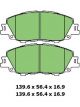 Protex Ultra Brake Disc Pad Set