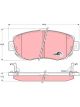 TRW DTEC Brake Pads