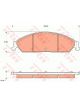 TRW DTEC Brake Pads