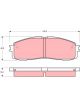 TRW DTEC Brake Pads