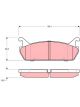 TRW DTEC Brake Pads